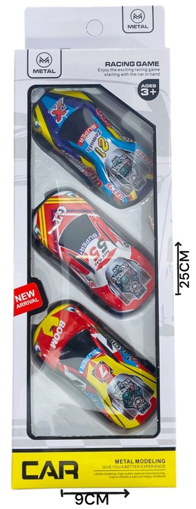 Auto de carreras x3