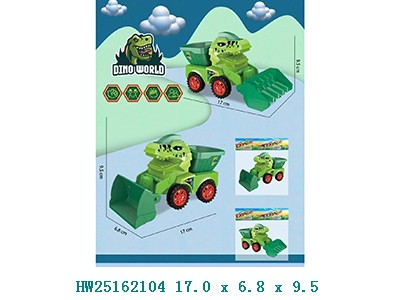 Camión excavadora dinosaurio 17CM