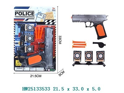 Pistola lanza dardos con objetivos