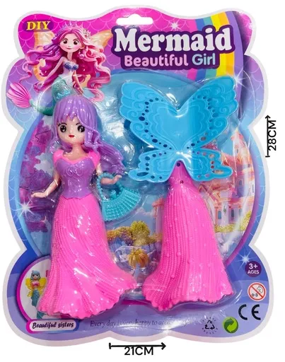 Muñeca y mariposa convertibles HW25055666