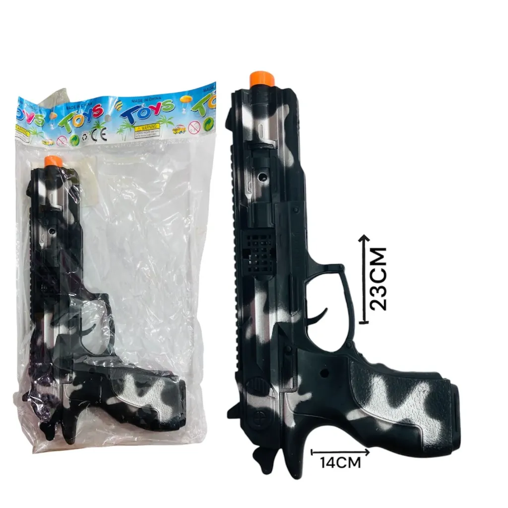[624828] Pistola camuflada en bolsa