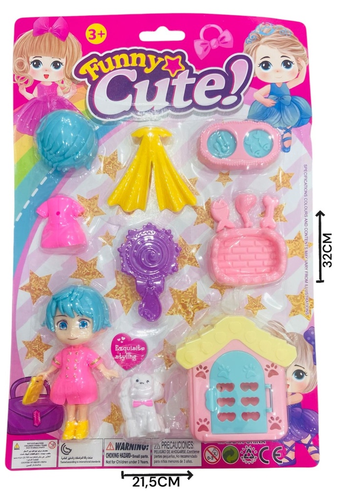 Muñequita con accesorios