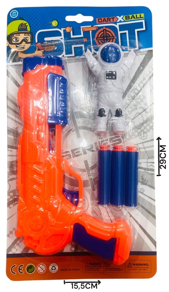 Pistola lanza dardos con astronauta HW25162252