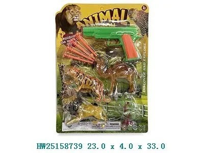 Pistola lanza dardos con animales