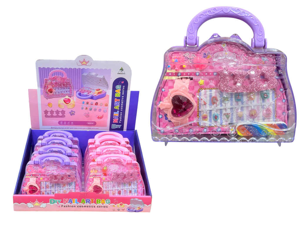 [625039] Cartera Con Accesorios Uñas Displayx8