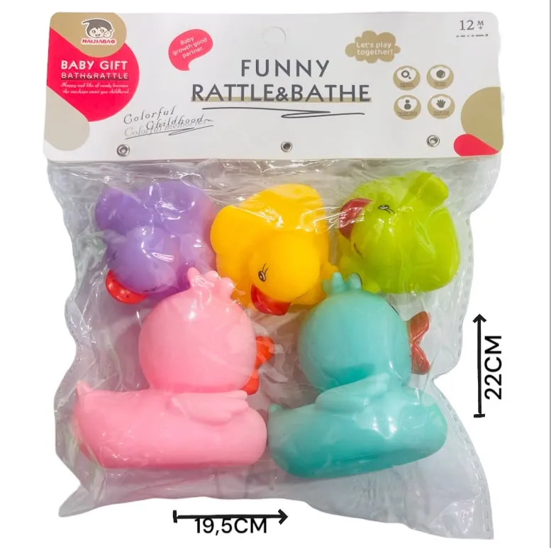 [625177] Patos Chifle Para Bañera x5