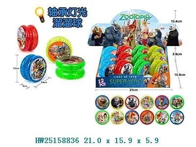Yo-Yo con luz Zoo display x 12