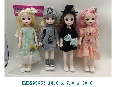 Muñecas bonitas 14x7x30