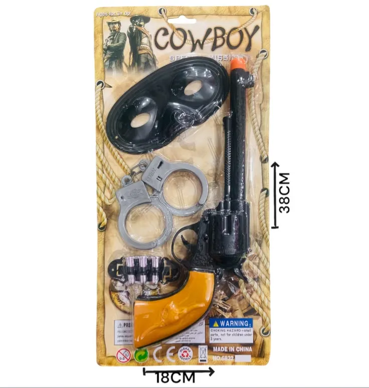 [625805] Set de cowboy con esposas 38x18,5x4
