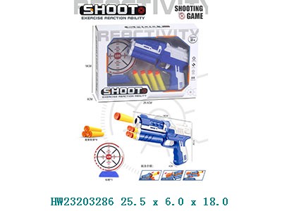 Pistola lanza dardos 25,5x6x18