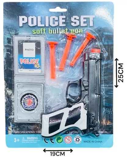 HW25158676 Set Policia C/Pistola Y Celular