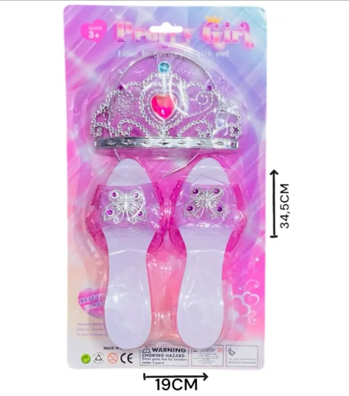 HW22060443 Set de princesa con zapatos