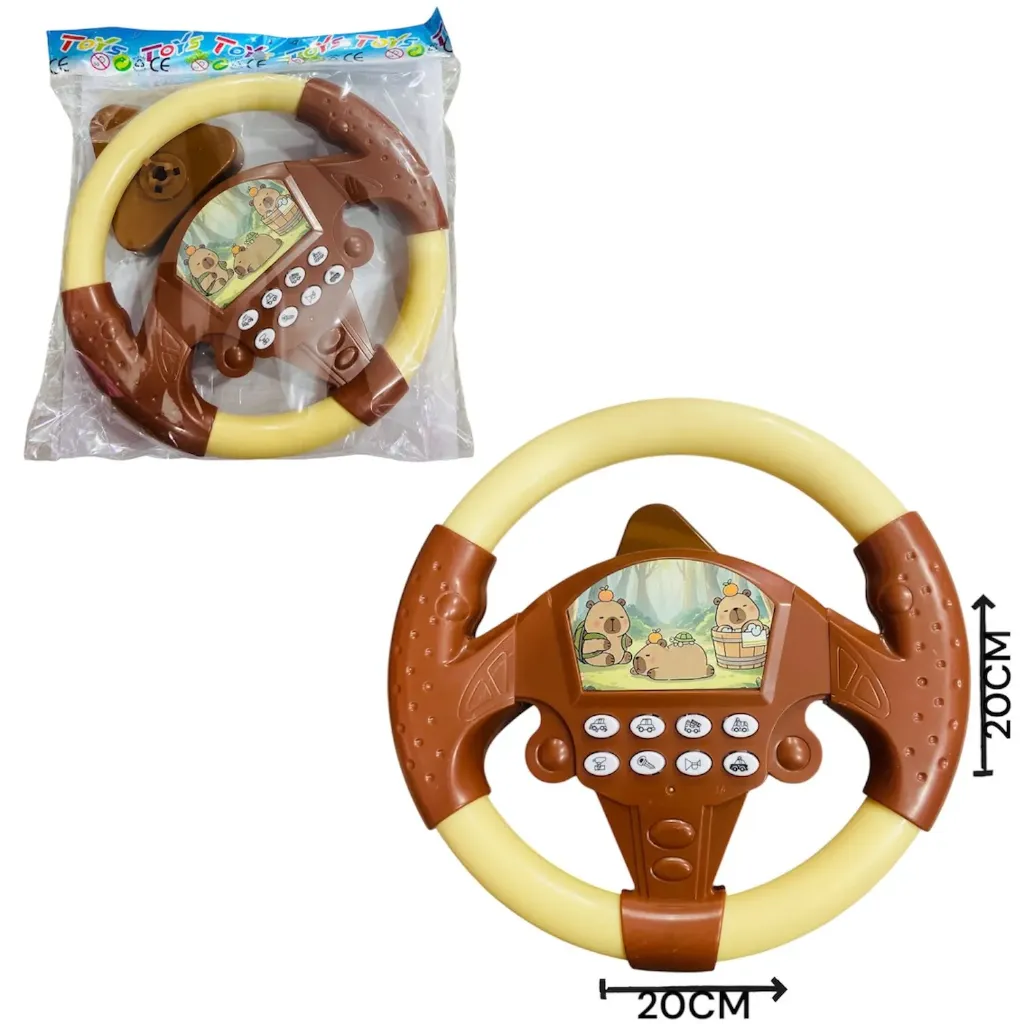 [625996] Juego interactivo Volante Capy 23x3,5x25