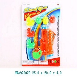 Pistola lanza bolas con patos 25x20x4