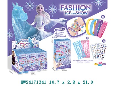Arma pulseras con dijes snow