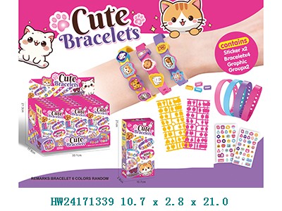 Arma pulseras con dijes pets