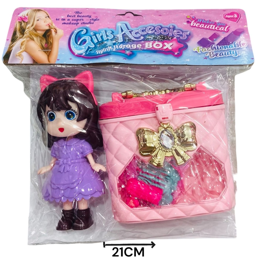 Set Muñeca Con Accesorios