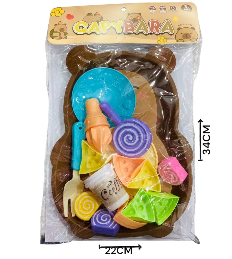 Set De Cocina Postres Con Bandeja Capy