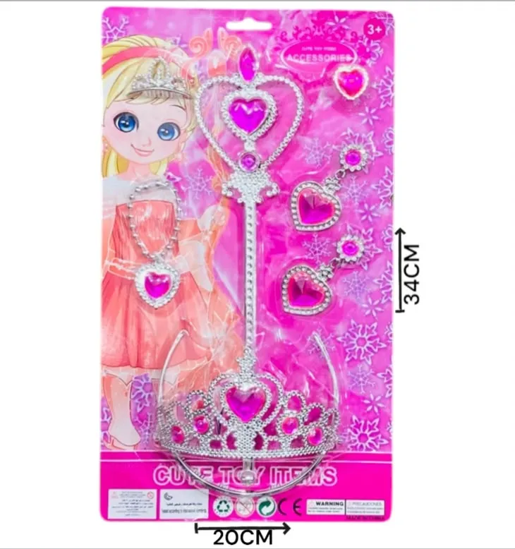 [625860] HWB124308 Set de princesa corazones