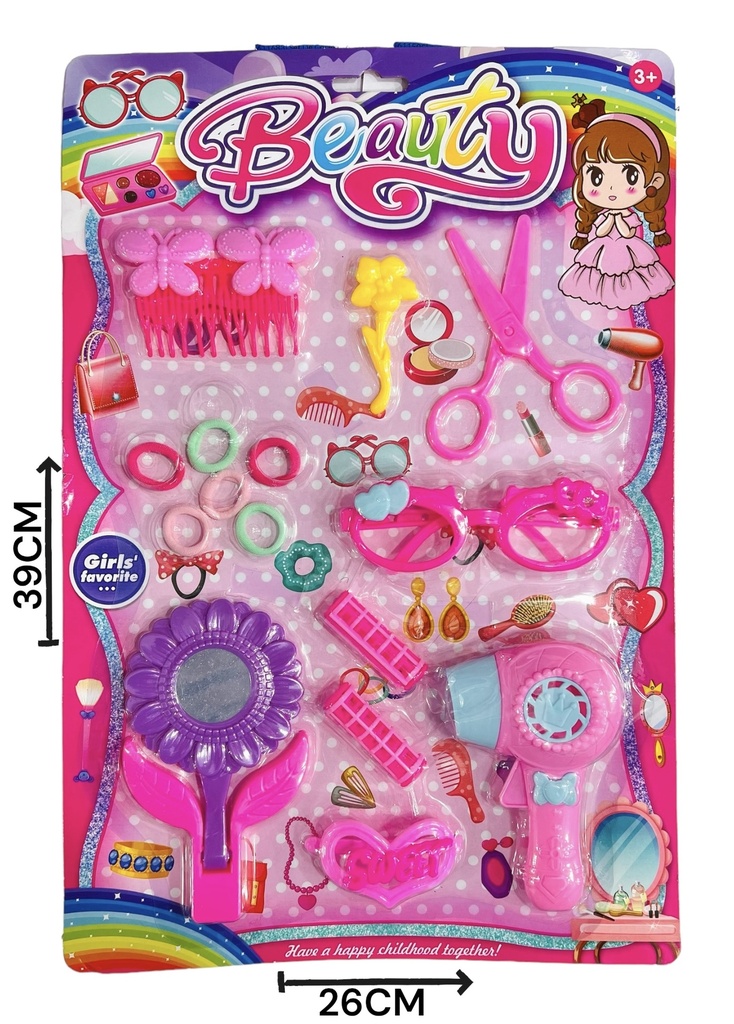 Set Belleza Peluqueria En Blister Hw20087530