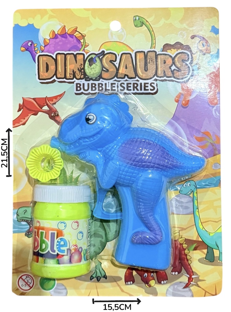 HW20001612 Burbujero Pistola Dinosaurio