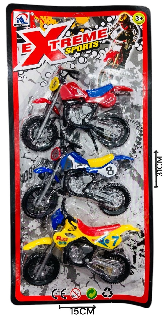 Bicicleta Para Dedos X 3