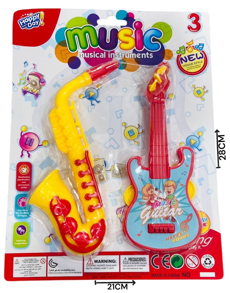 Saxofon Y Guitarra Electrica