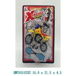 Bicicleta Y Skate Para Dedos Con Accesorios