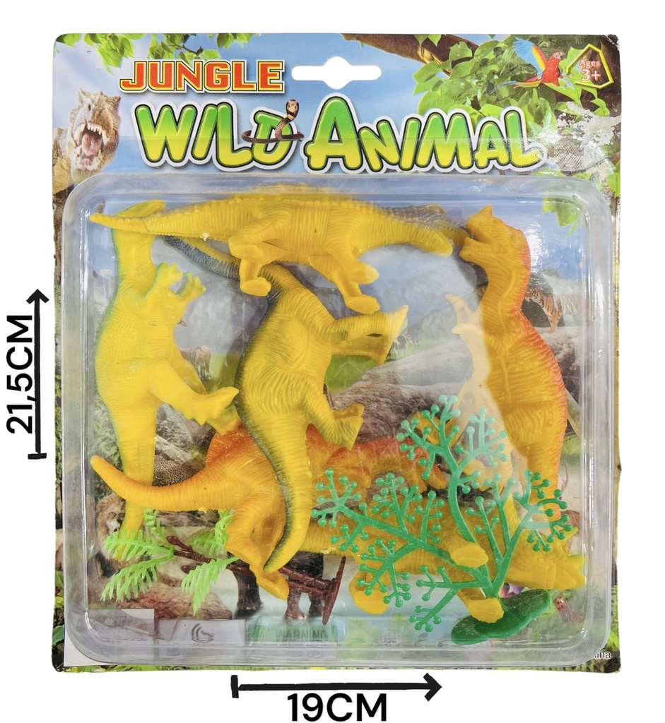 370373 Set Dinosaurio En Blister