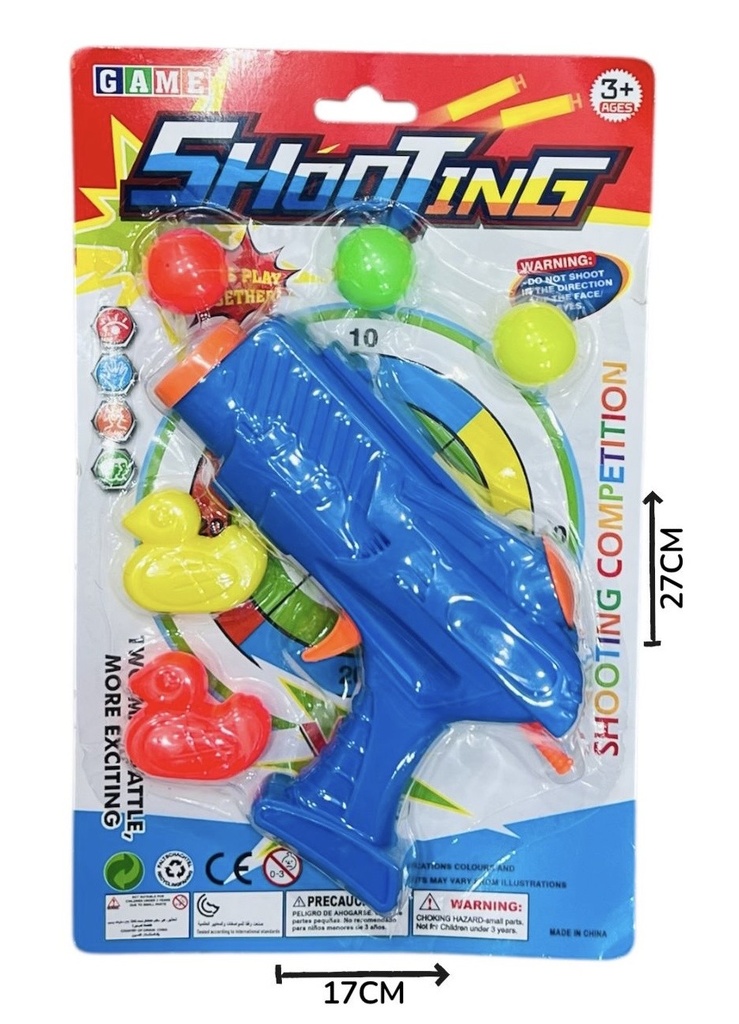 HW25010151 Pistola Lanza Bolas En Blister