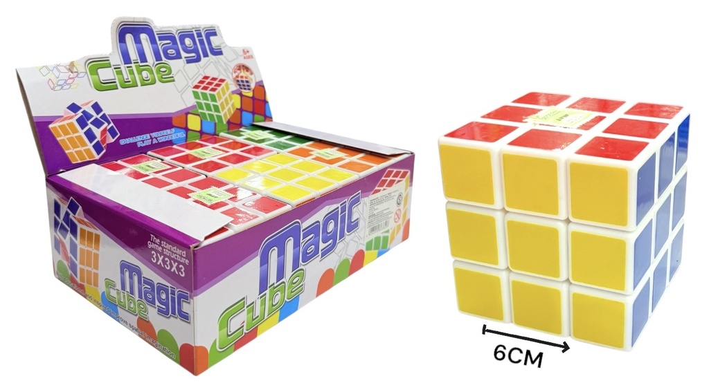 Cubo MáGico 6,5 Cm FlúOr Hw20036332