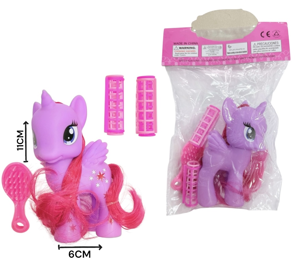 Pony Con Accesorios En Bolsa Hw20074022