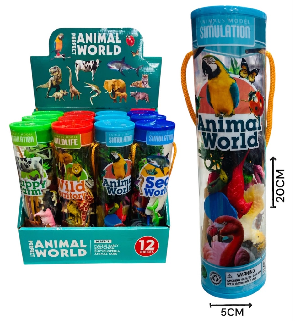 HW24133803 Tubo Con Animales X 12