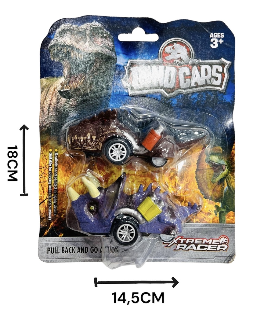 371105 Auto Pull Back Dinosaurio