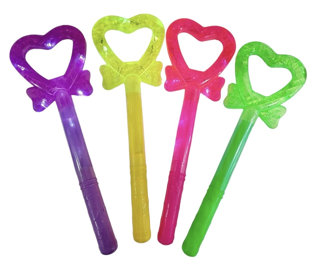 510561 Varita Con Luz Corazon Con Moño