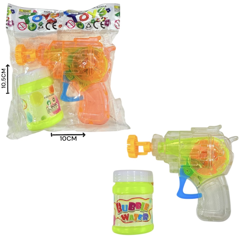 Burbujero A Friccion Con Luz Pistola