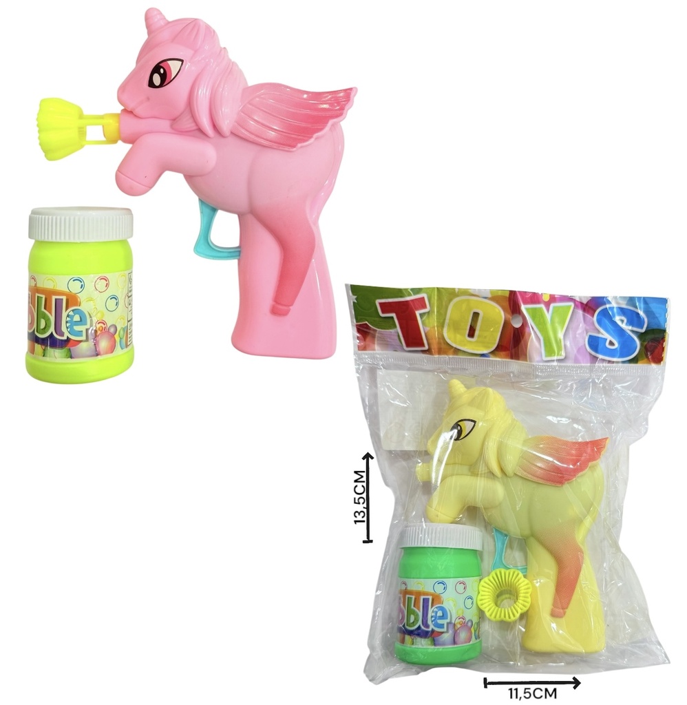 Burbujero A Friccion Unicornio