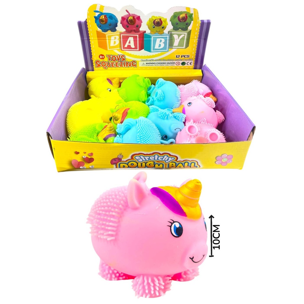 Squishy Yo-Yo Unicornio Antiestres Con Luz