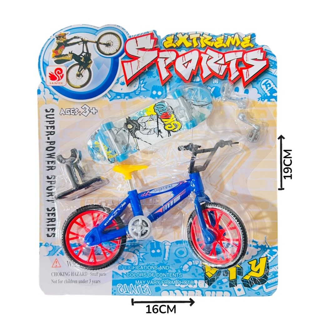 Mini Bicicleta Para Dedos Con Accesorios