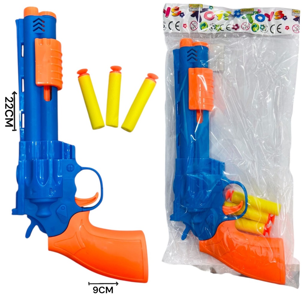 HW25010152 Pistola Lanza Dardos 26,5 Cm En Blister
