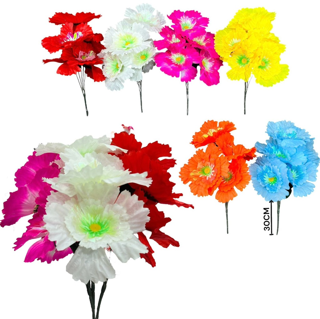 Flor Peonia Triple 5 Flores