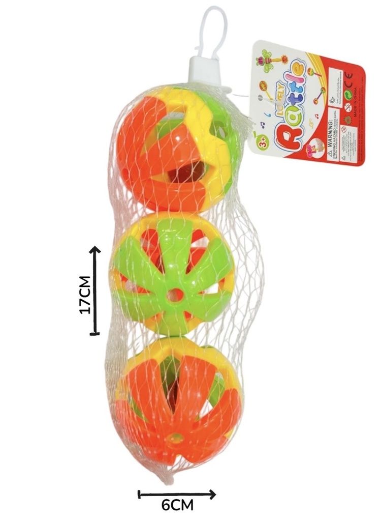 HW22084070 Sonajero Pelota x3