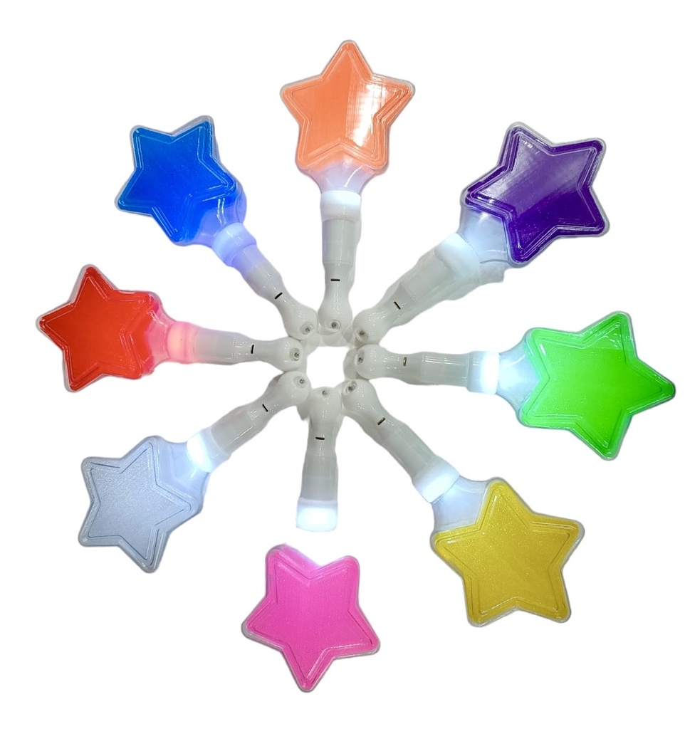 510558 Varita Con Luz Corta Con Estrella