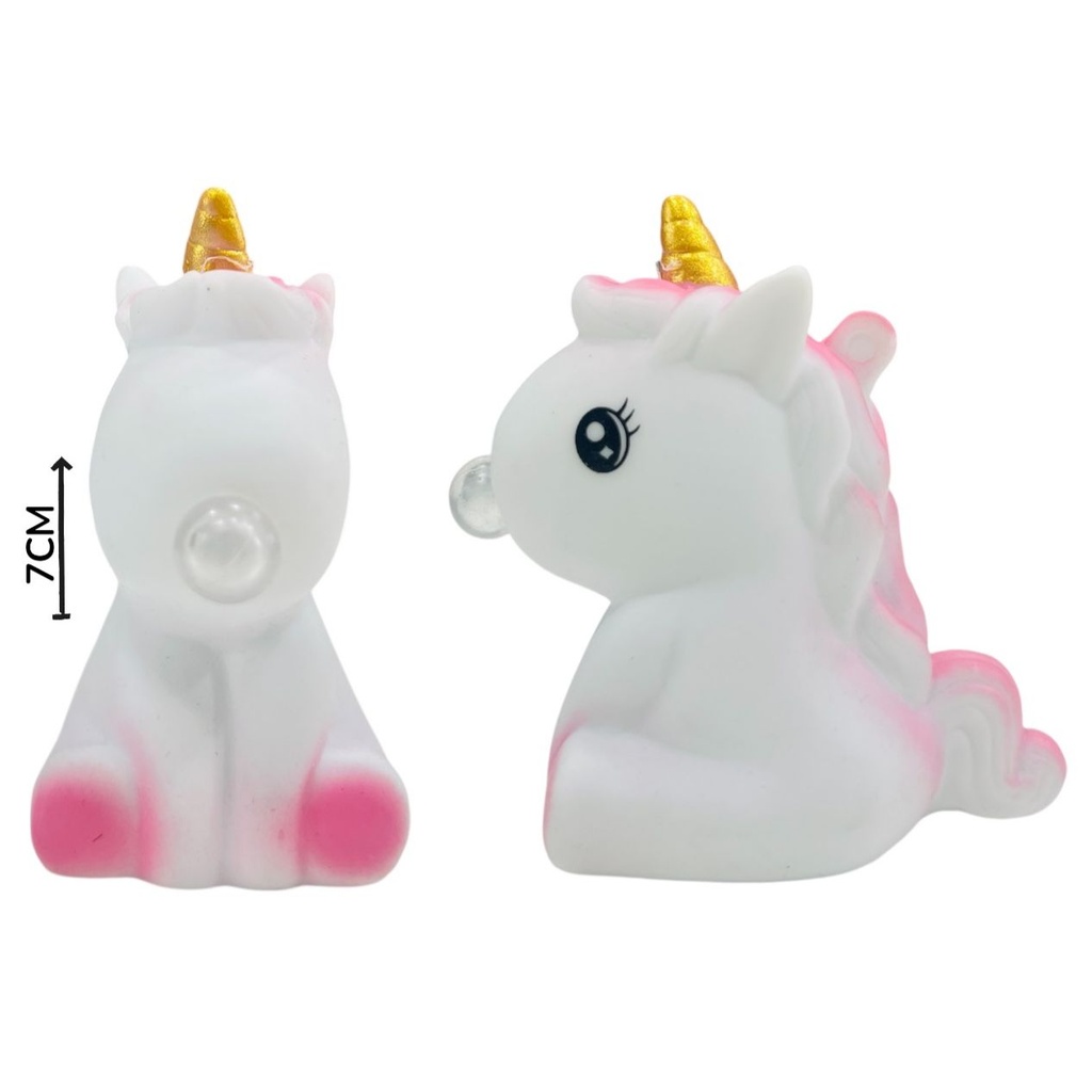 Squishy Unicornio Con Chicle Globo