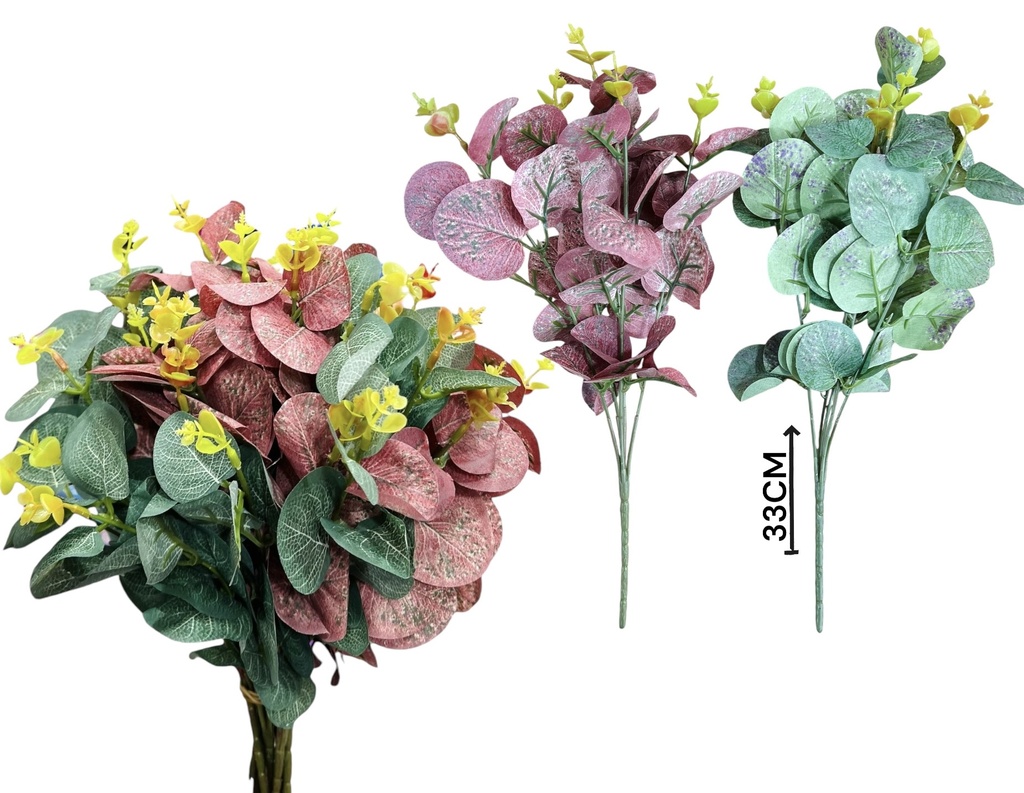 Flor Eucalipto Ramo 40 Hojas
