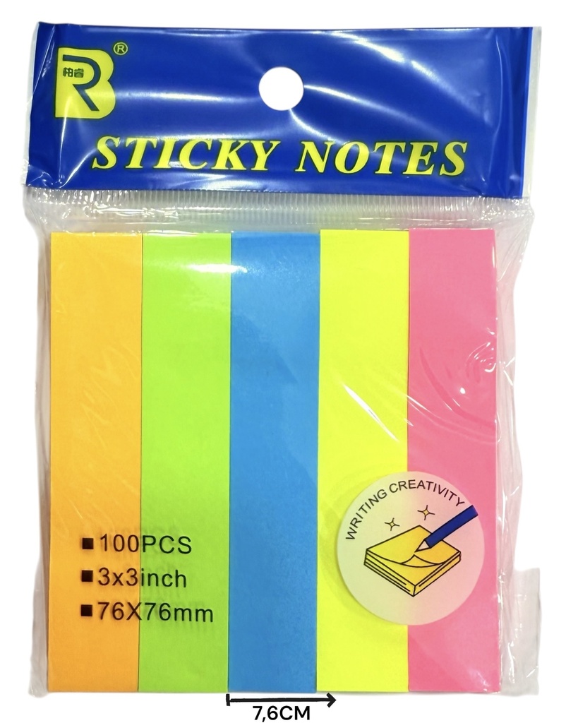 Notas Adhesivas Fluor X500