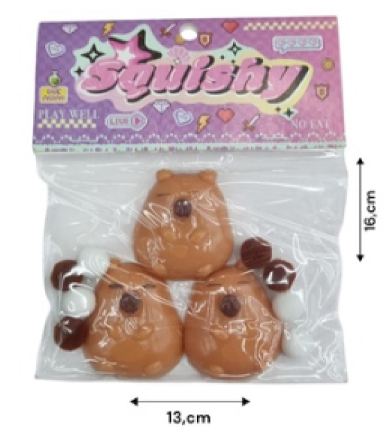 Squishy  Capibara X 3
