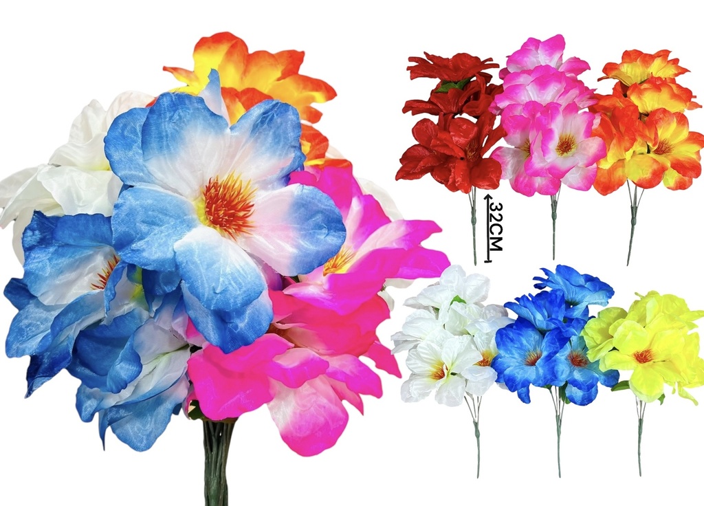 Flor Crisantemo Flash X 5 Flores Desarmado