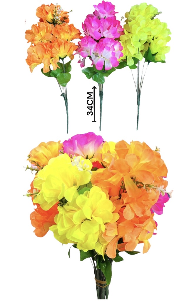 Flor Crisantemo 5 Flores