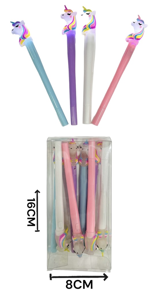 510737 Birome Unicornio Con Luz